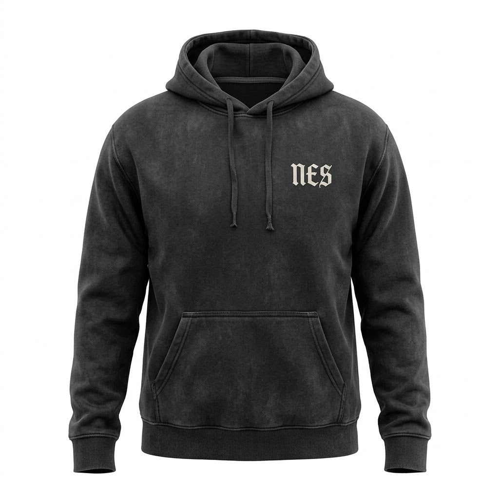 Sanctuary Arch Hoodie front - small NES chest logo